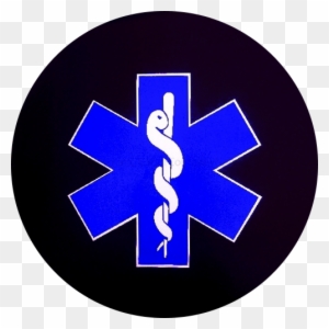 Medical Patch Star of Life in a circle