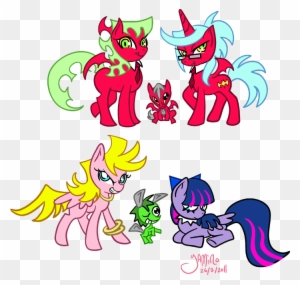 6/2/20l Rainbow Dash Pinkie Pie Twilight Sparkle Applejack - Panty And Stocking Characters