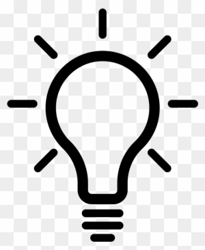 Open - Light Bulb Icon - Free Transparent PNG Clipart Images Download