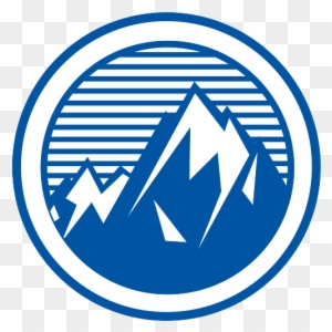 Mountain Royalty-free Clip Art - Blue And White Mountain Logo - Free ...