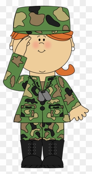 Cartoon Salute Soldier Military Drawing - Militar Dibujo - Free
