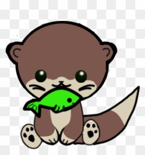 Otter Clip Art - Asian Small Clawed Otter Draw - Free Transparent PNG