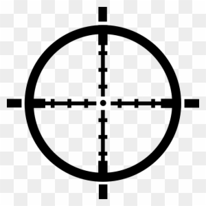 Crosshairs Clipart - Crosshair Sticker Png - Free Transparent PNG ...