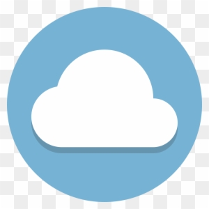 Clouds Blue Silhouette Icon, Png Clipart Image - Back To Top Button